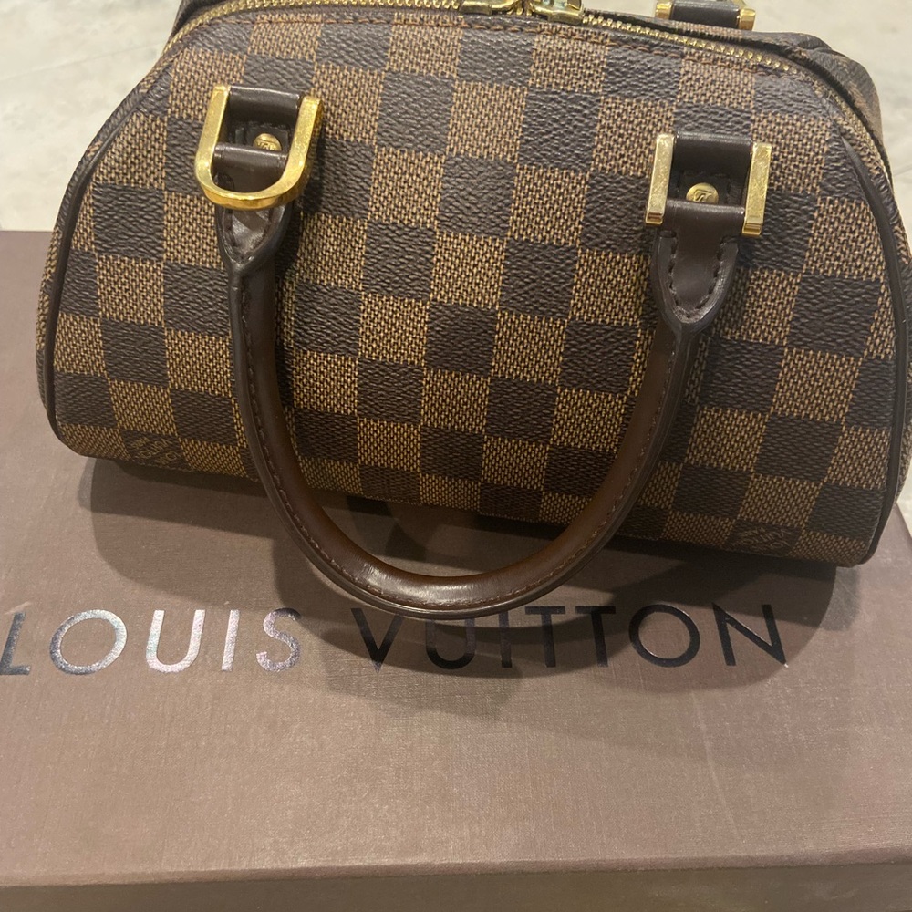 Louis Vuitton damier top handle handbag